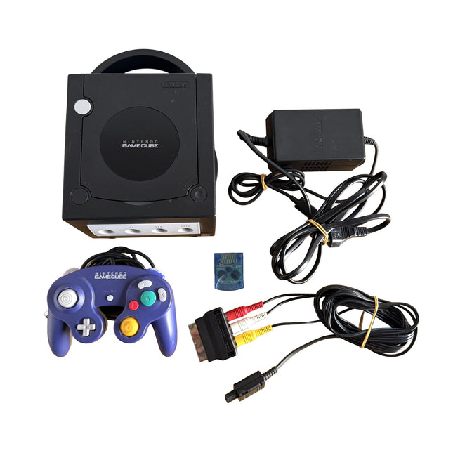Console Nintendo GameCube noire en boîte + Need for Speed Underground – photo 1