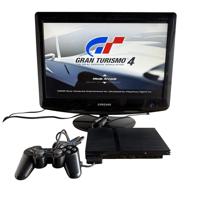 Console Sony Playstation 2 Slim noire + 2 jeux – photo 6