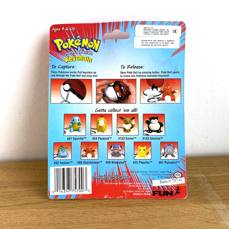 Pokemon Keychain Mewtwo (Basic Fun, 1999)