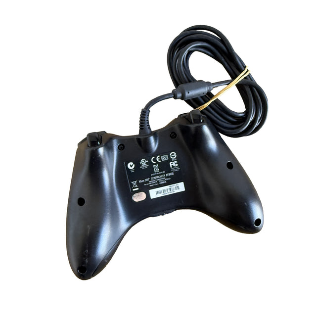 Manette filaire noire Microsoft Xbox 360 – photo 2