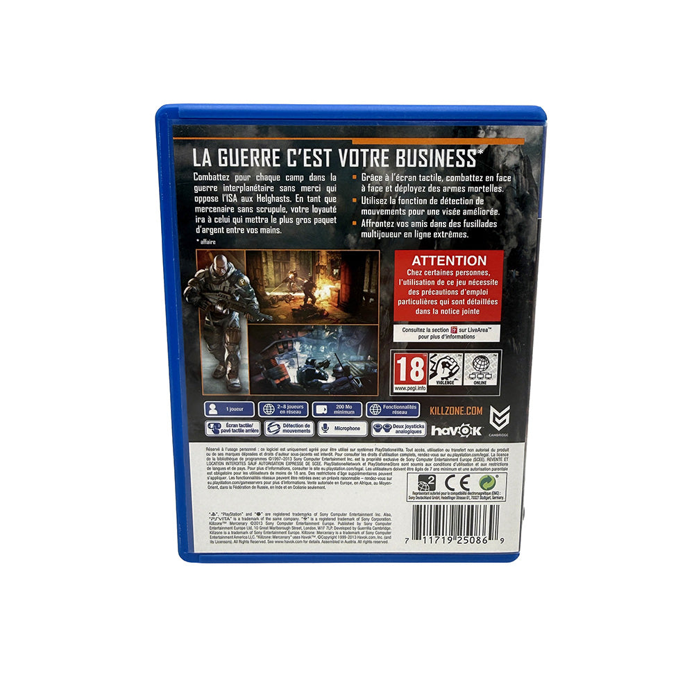 Killzone Mercenary Playstation PS Vita