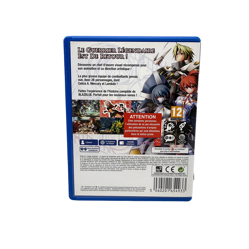 BlazBlue Chrono Phantasma Extend PlayStation Vita