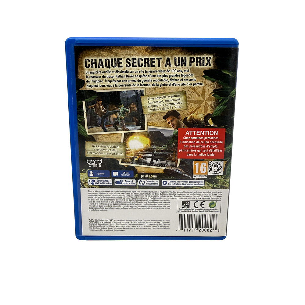 Uncharted Golden Abyss Playstation PS Vita