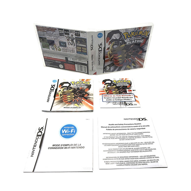 Boite et notices Pokémon Version Platine Nintendo DS