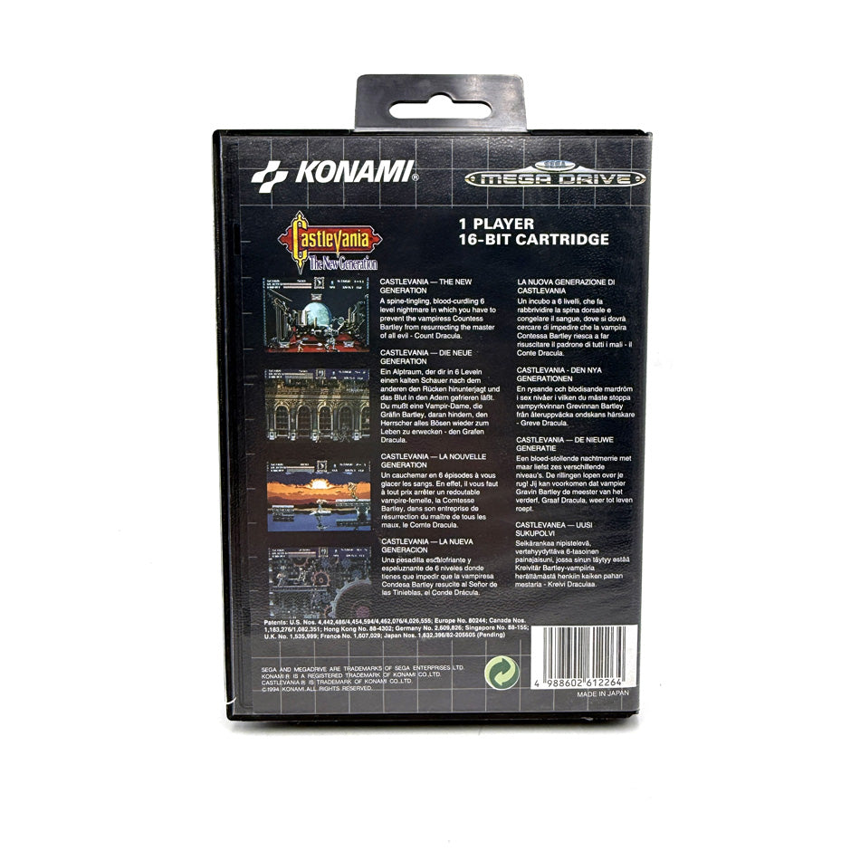 Castlevania The New Generation Sega Megadrive (RARE)