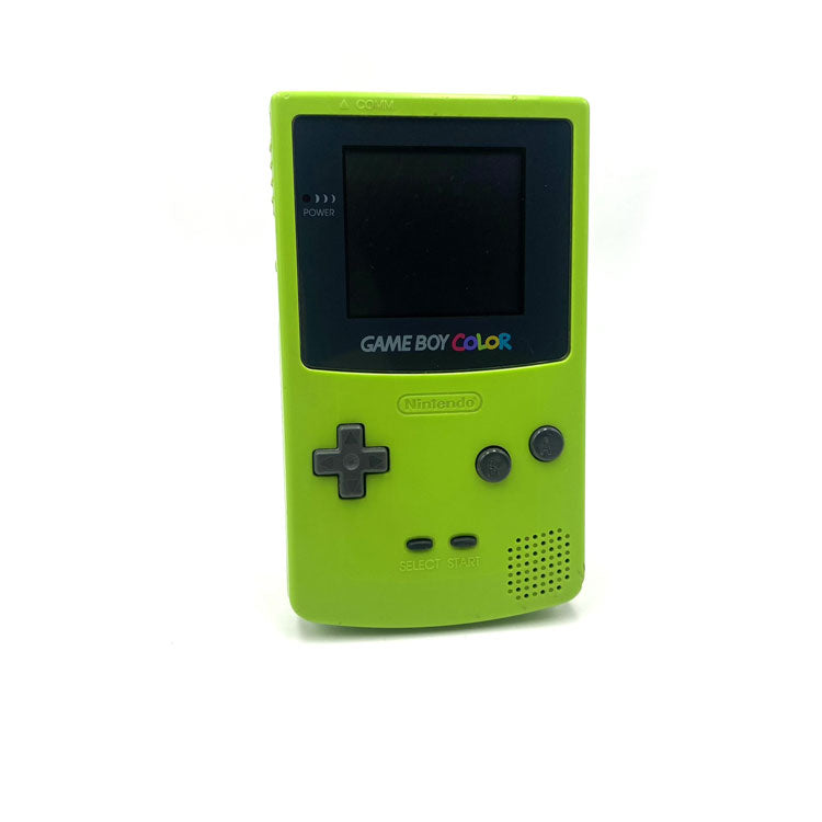 Console Nintendo Game Boy Color Atomic Kiwi Green + Jeu Astérix & Obélix