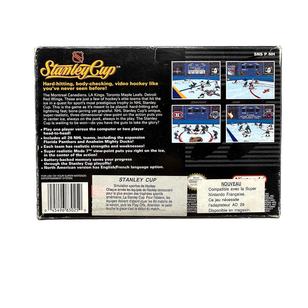 NHL Stanley Cup Super Nintendo