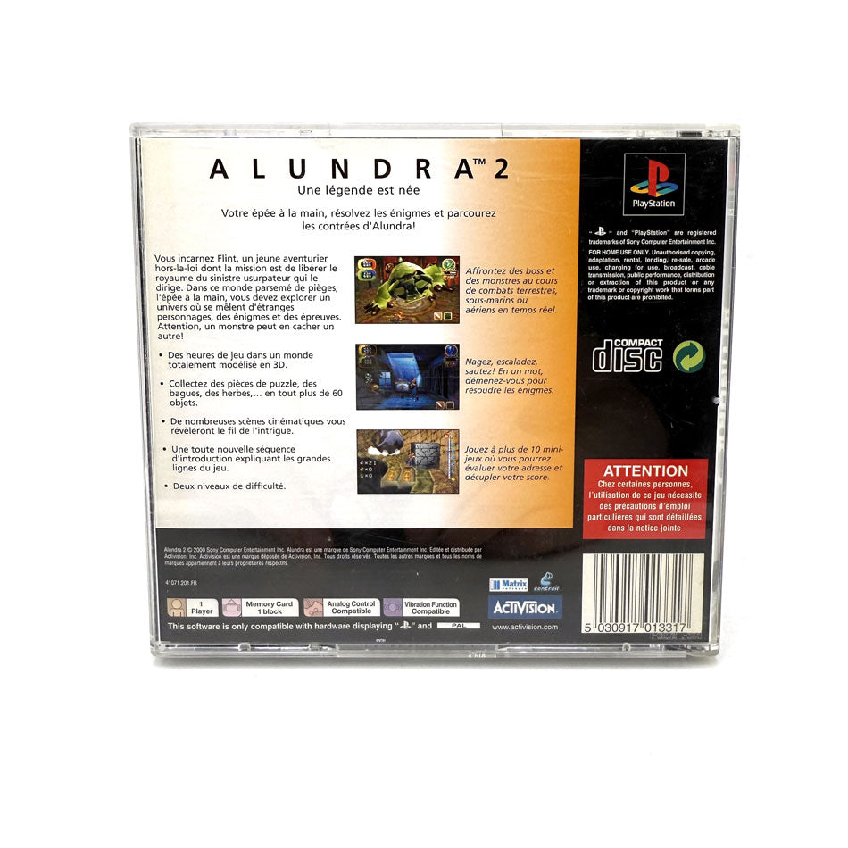 Alundra 2 Playstation 1 (Collection Légendes)