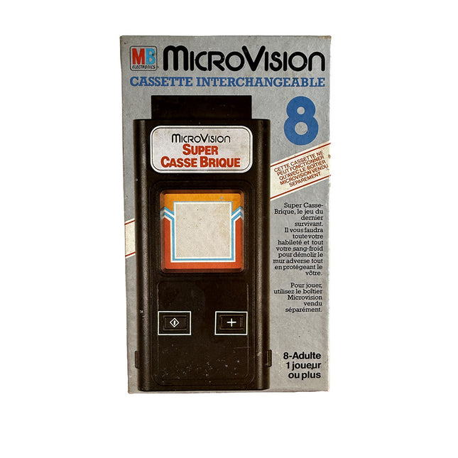 Cassette Numéro 8 Super Casse Brique MB Microvision