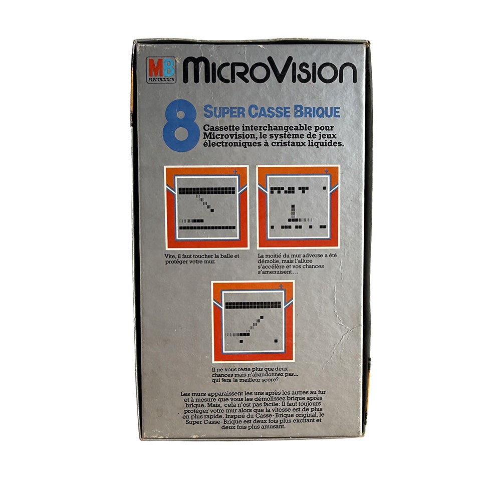 Cassette Numéro 8 Super Casse Brique MB Microvision