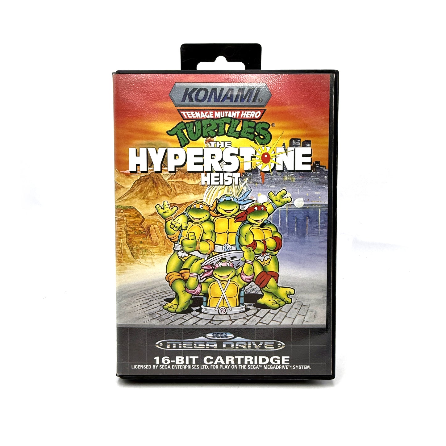 Teenage Mutant Hero Turtles The Hyperstone Heist Sega Megadrive (RARE)