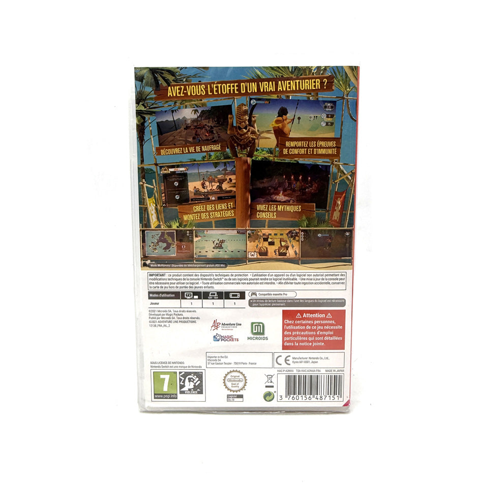 Koh-Lanta Les Aventuriers Nintendo Switch