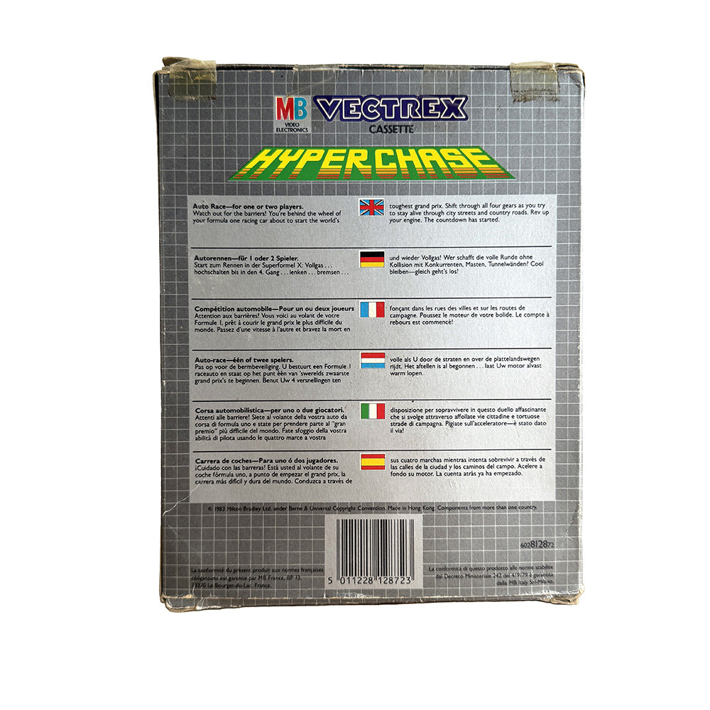 Cassette Hyper Chase MB Vectrex