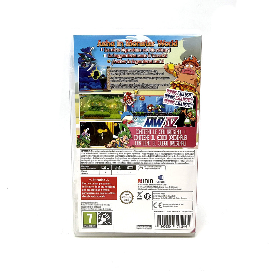 Wonder Boy Asha In Monster World Nintendo Switch