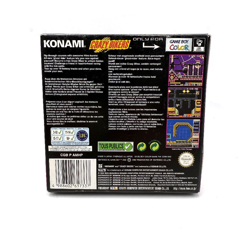 Crazy Bikers Nintendo Game Boy Color