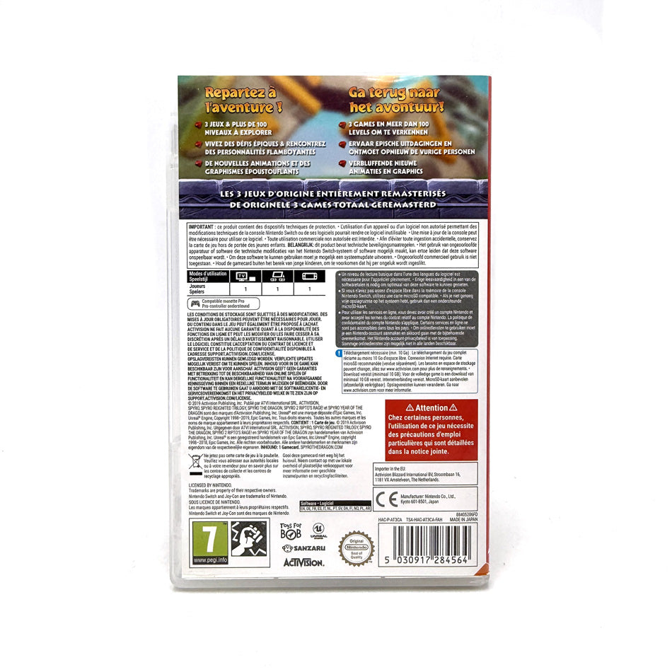 Spyro Reignited Trilogy Nintendo Switch 