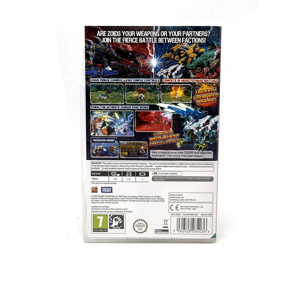 Zoids Wild Blast Unleashed Nintendo Switch 