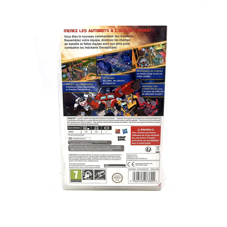 Transformers Battlegrounds Nintendo Switch 