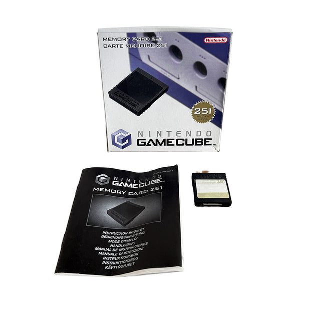 Carte mémoire 251 Blocs Nintendo Gamecube Noire (DOL-014)