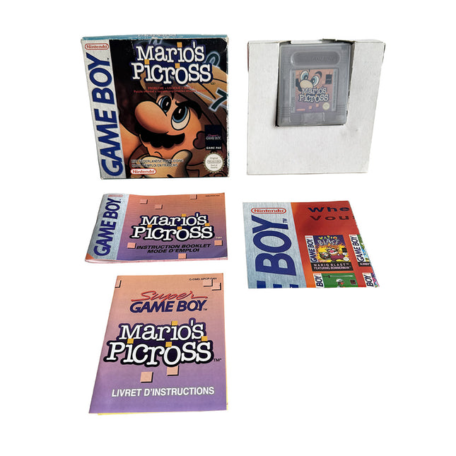 Mario's Picross Nintendo Game Boy