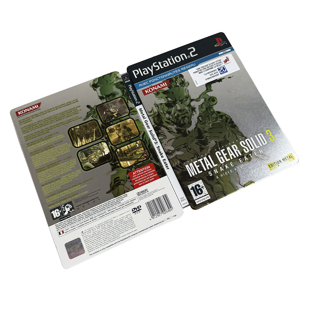 Metal Gear Solid 3 Snake Eater PlayStation 2 (Édition Métal Limitée)