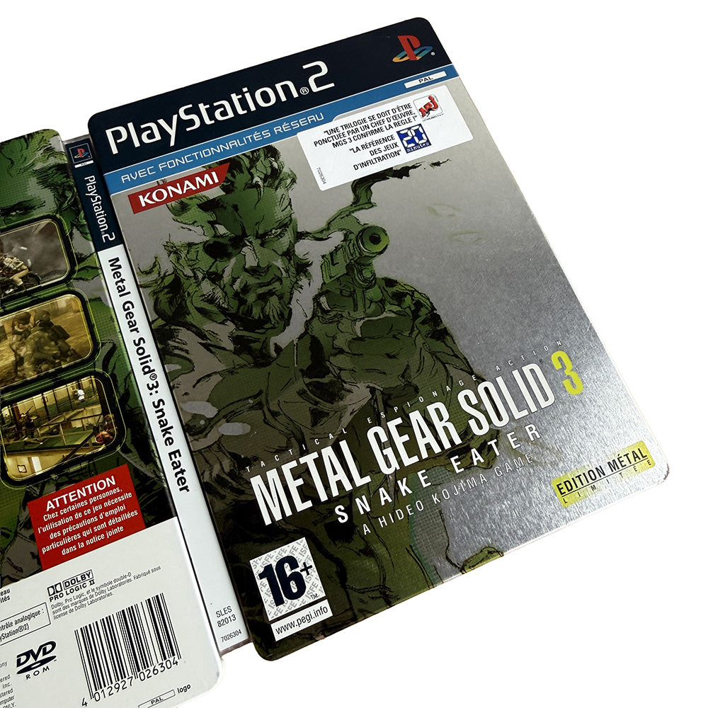 Metal Gear Solid 3 Snake Eater PlayStation 2 (Édition Métal Limitée)