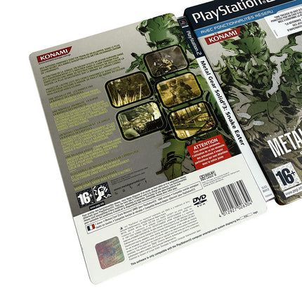 Metal Gear Solid 3 Snake Eater PlayStation 2 (Édition Métal Limitée)