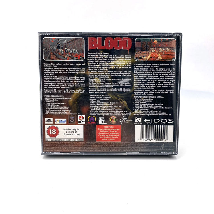 Blood PC CD-Rom (Rare)