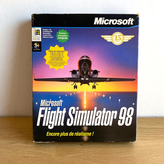Microsoft Flight Simulator 98 PC Big Box
