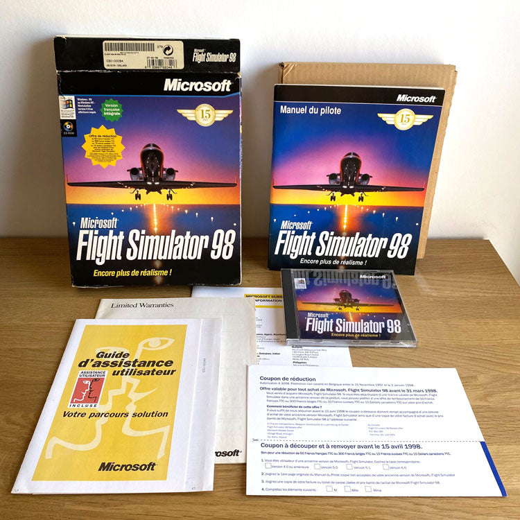 Microsoft Flight Simulator 98 PC Big Box