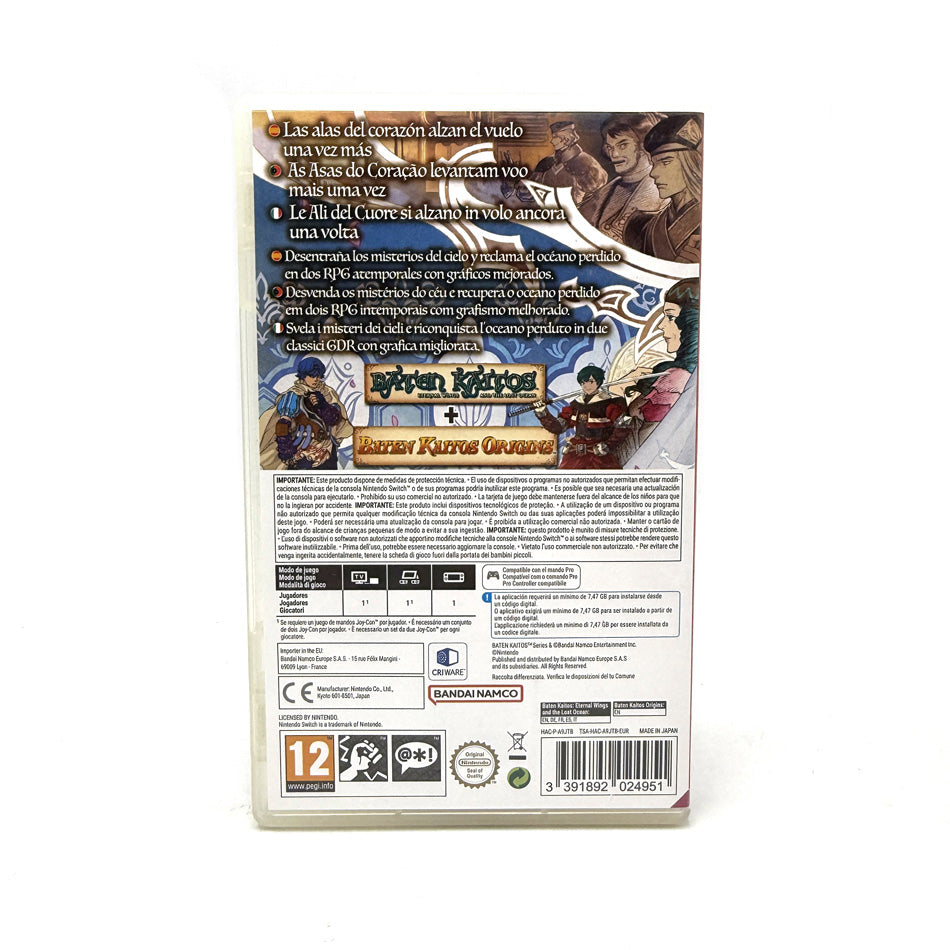 Baten Kaitos I & II HD Remaster Nintendo Switch