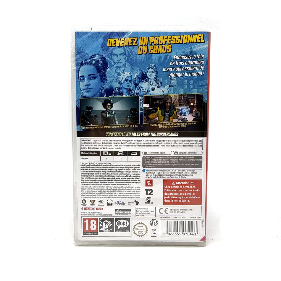 Tales From The New Borderlands Edition Deluxe Nintendo Switch 