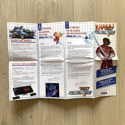Notice Sega Masters-Club 
