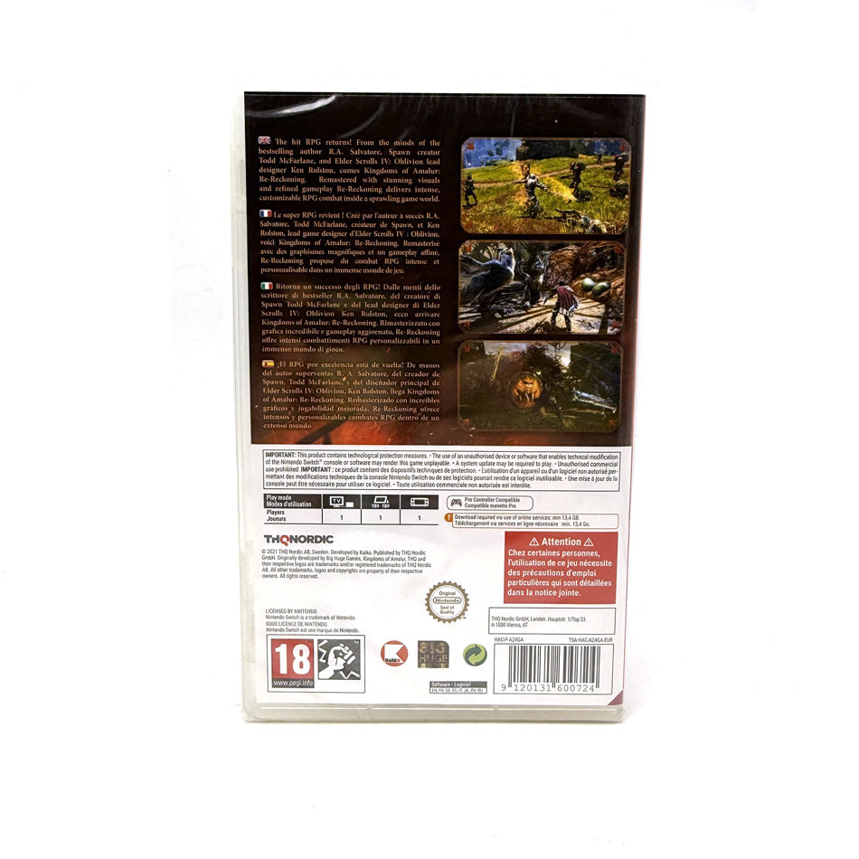 Kingdoms Of Amalur Re-Reckoning Nintendo Switch