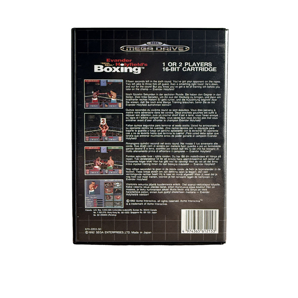 Evander Holyfield's "Real Deal" Boxing Sega Megadrive