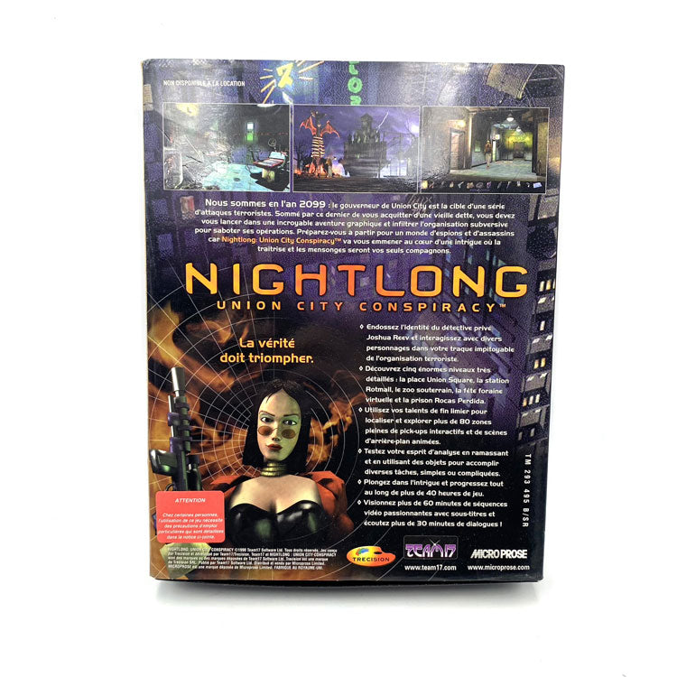 NIghtlong Union City Conspiracy PC Big Box