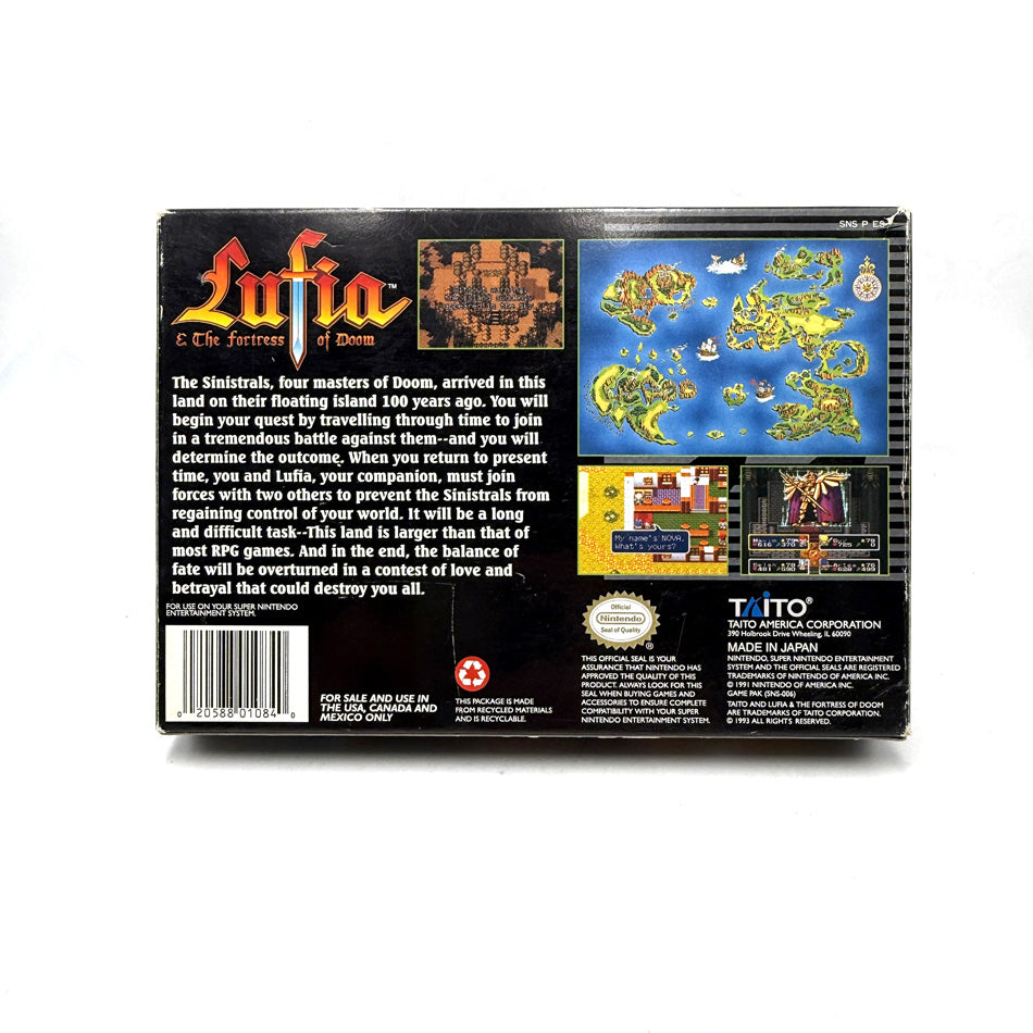 Lufia & the Fortress of Doom Super Nintendo