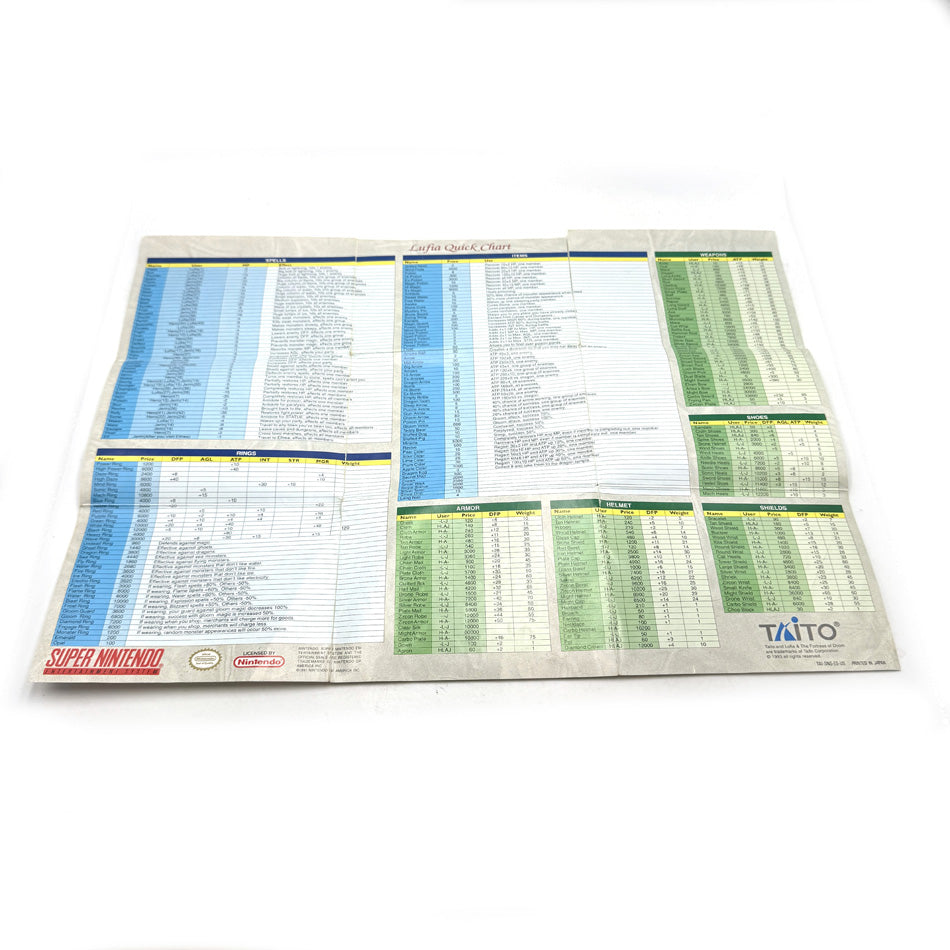 Lufia & the Fortress of Doom Super Nintendo