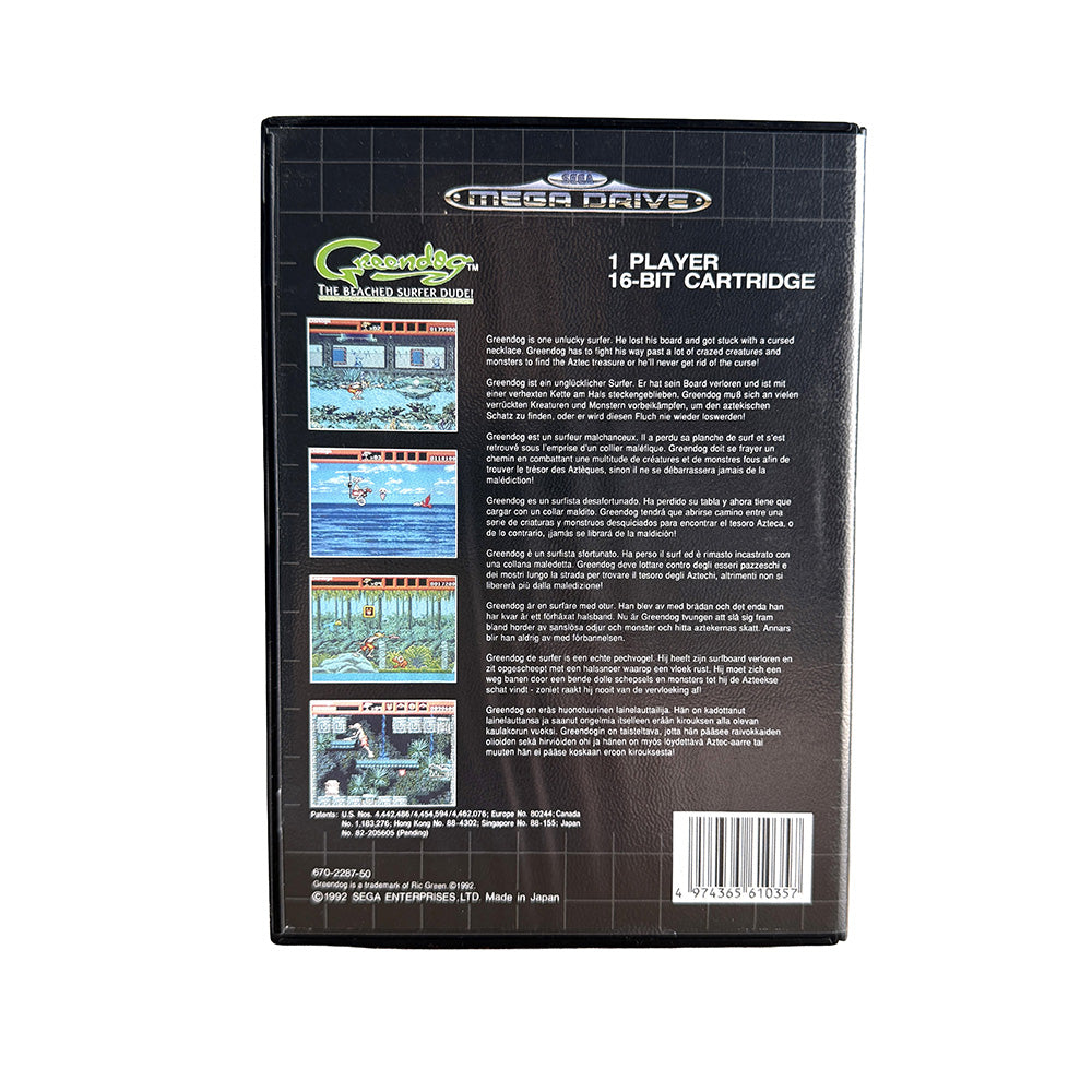 Greendog The Beached Surfer Dude! Sega Megadrive