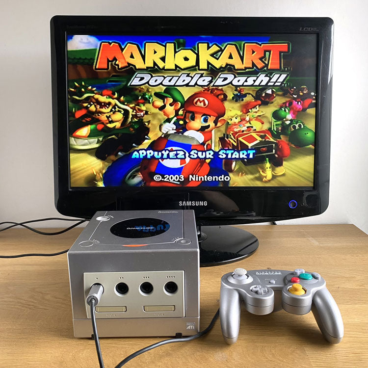 Console Nintendo Gamecube Mario Kart Double Dash Pash !! Pak Platine