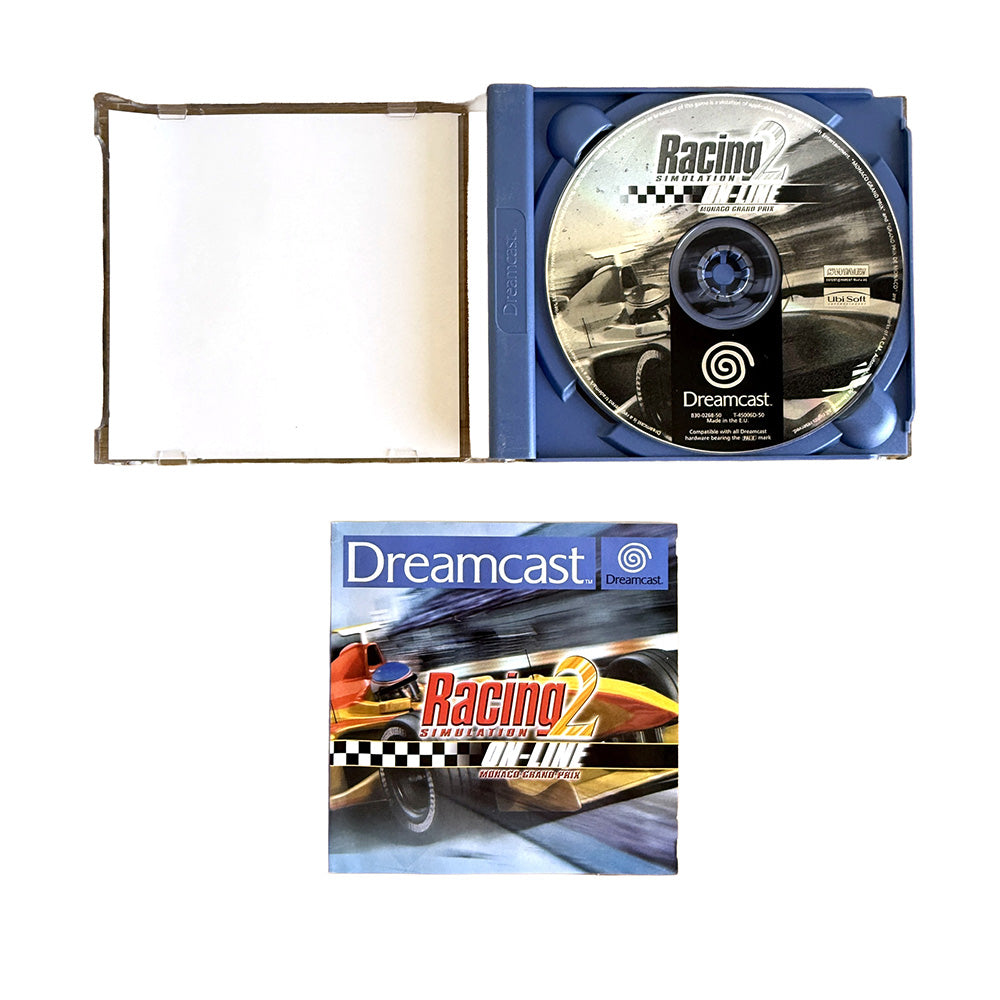 Racing Simulation 2 Monaco Grand Prix On-Line Sega Dreamcast