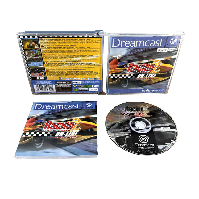Racing Simulation 2 Monaco Grand Prix On-Line Sega Dreamcast