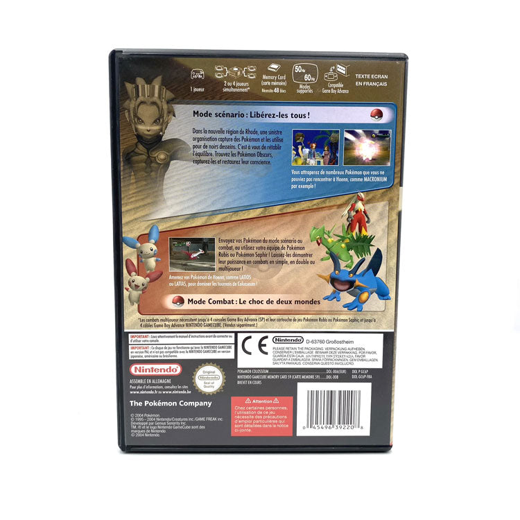 Pokemon Colosseum Nintendo Gamecube (+ Carte Mémoire 59 Blocs)