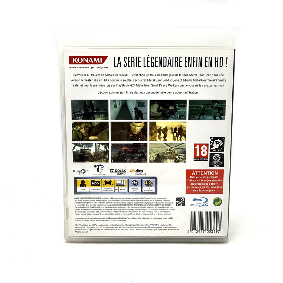 Metal Gear Solid HD Collection Classics HD Playstation 3