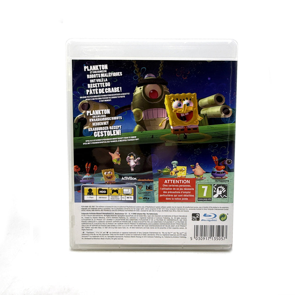 SpongeBob SquarePants Plankton's Robotic Revenge Playstation 3