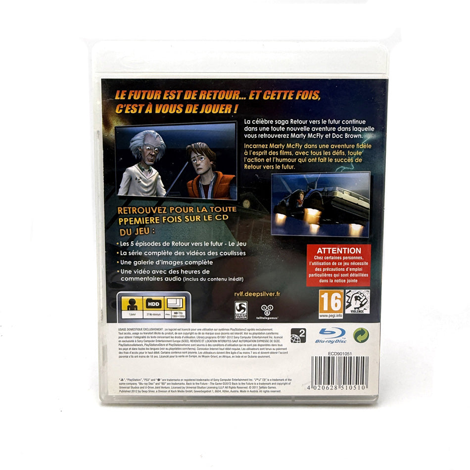 Retour Vers Le Futur Le Jeu Playstation 3