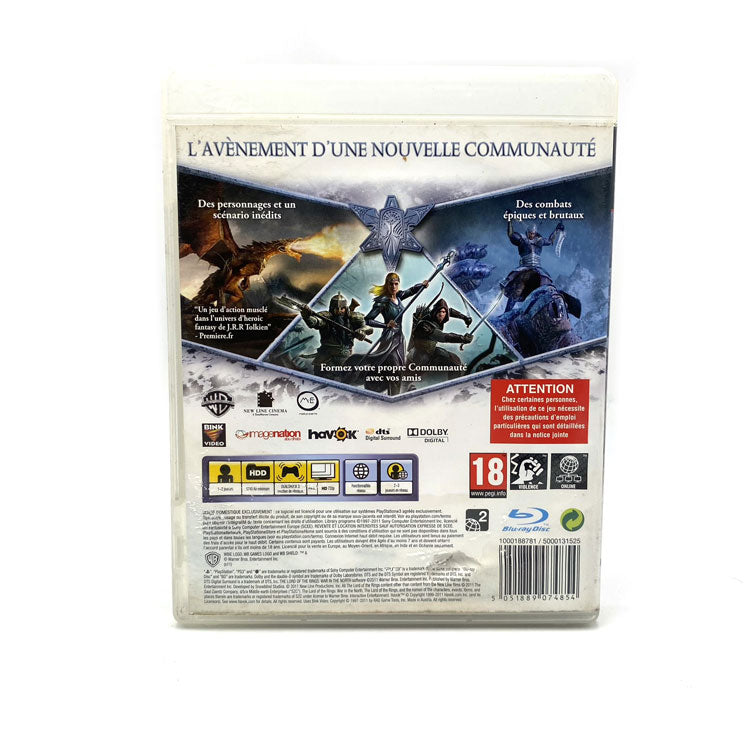 Le Seigneur des Anneaux La Guerre du Nord Playstation 3