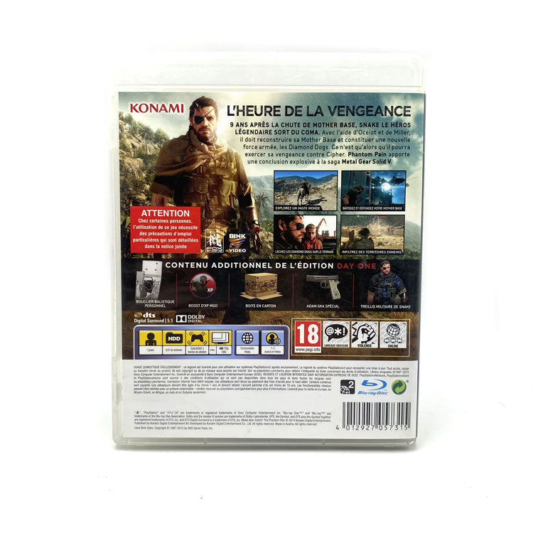 Metal Gear Solid V The Phantom Pain Playstation 3