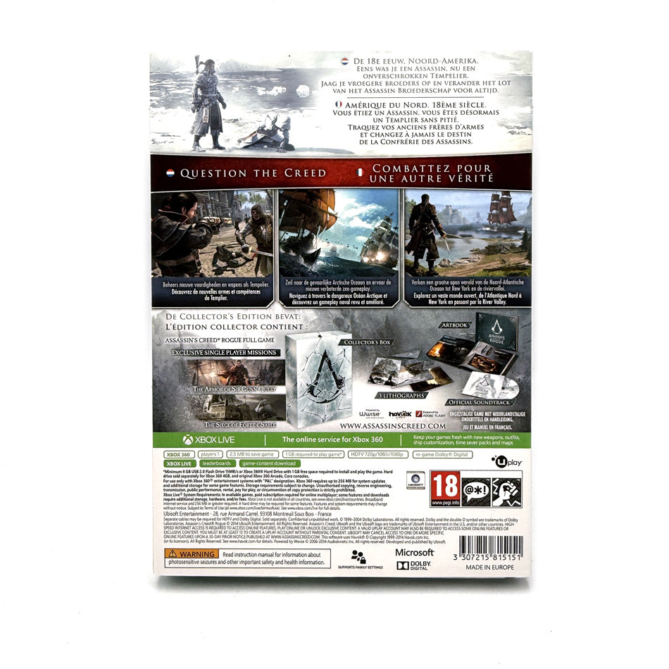 Assassin's Creed Rogue Collector's Edition Xbox 360