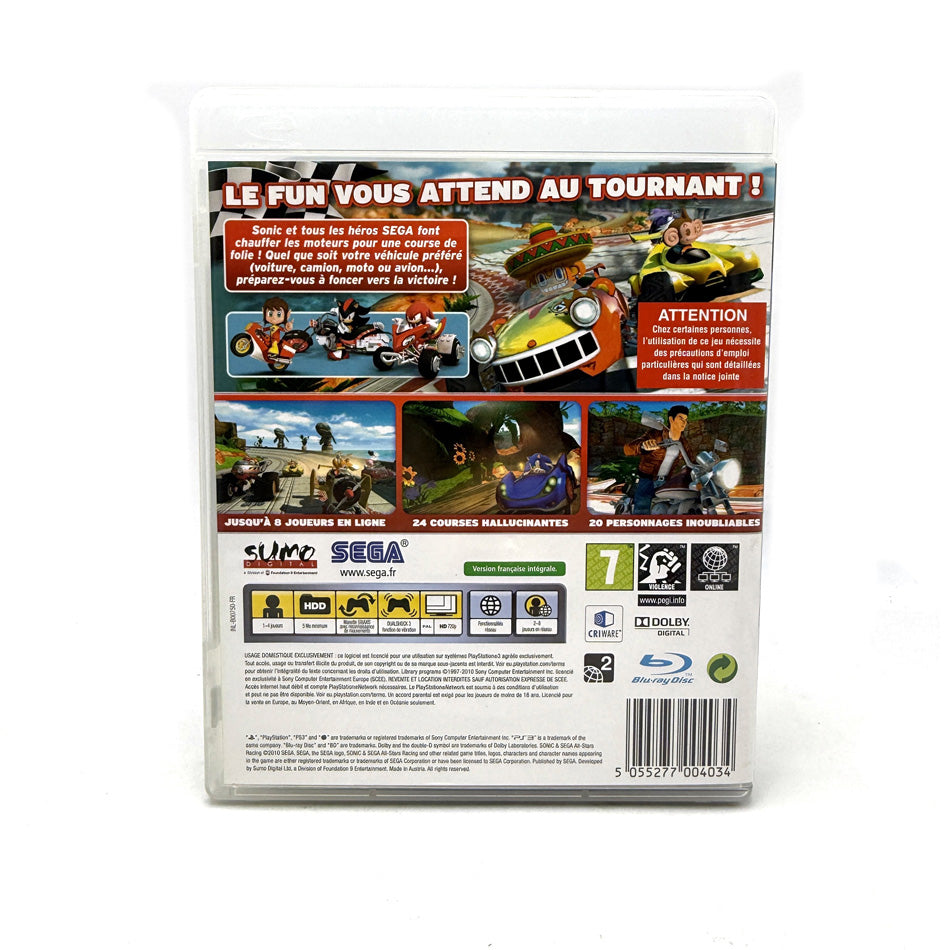 Sonic & Sega All-Stars Racing Playstation 3